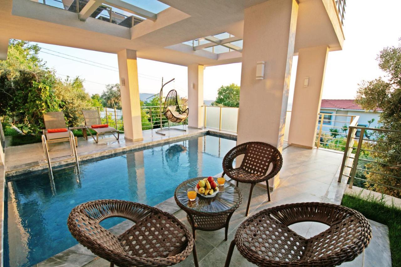 Villa With A Private Heated Pool, Jacuzzi, Overlooking Spectacular Views Of The Sea Κας Εξωτερικό φωτογραφία