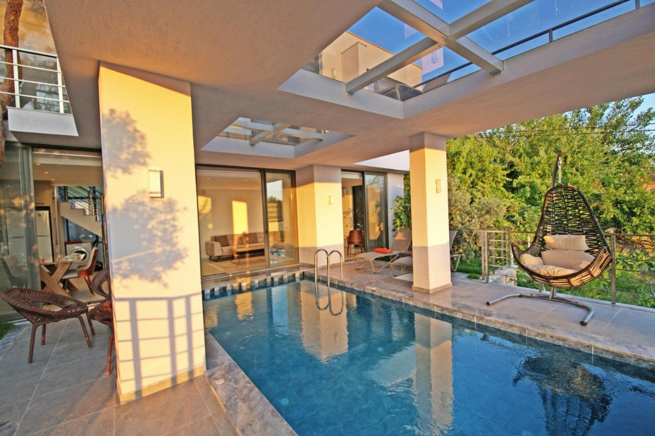 Villa With A Private Heated Pool, Jacuzzi, Overlooking Spectacular Views Of The Sea Κας Εξωτερικό φωτογραφία