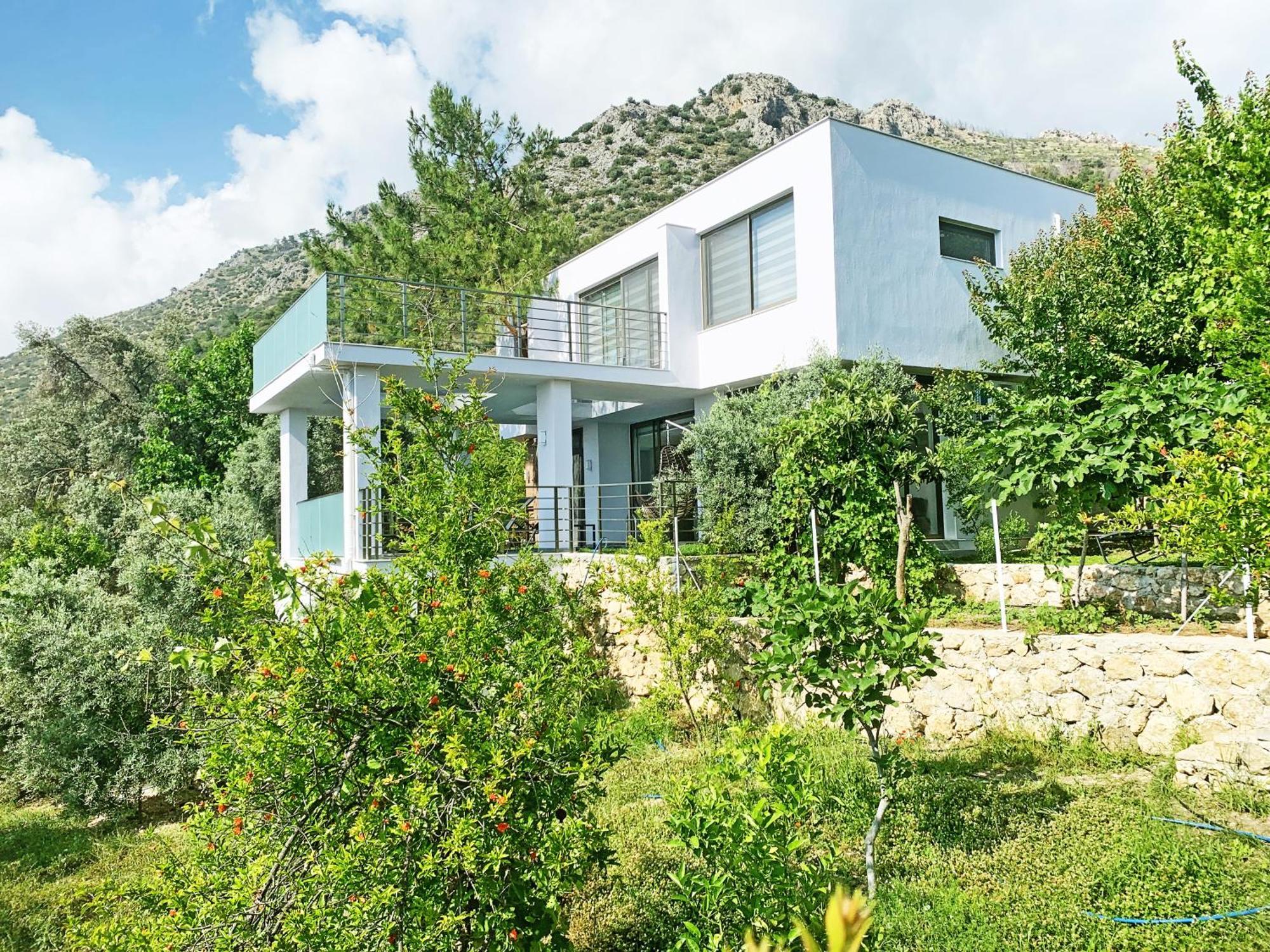 Villa With A Private Heated Pool, Jacuzzi, Overlooking Spectacular Views Of The Sea Κας Εξωτερικό φωτογραφία