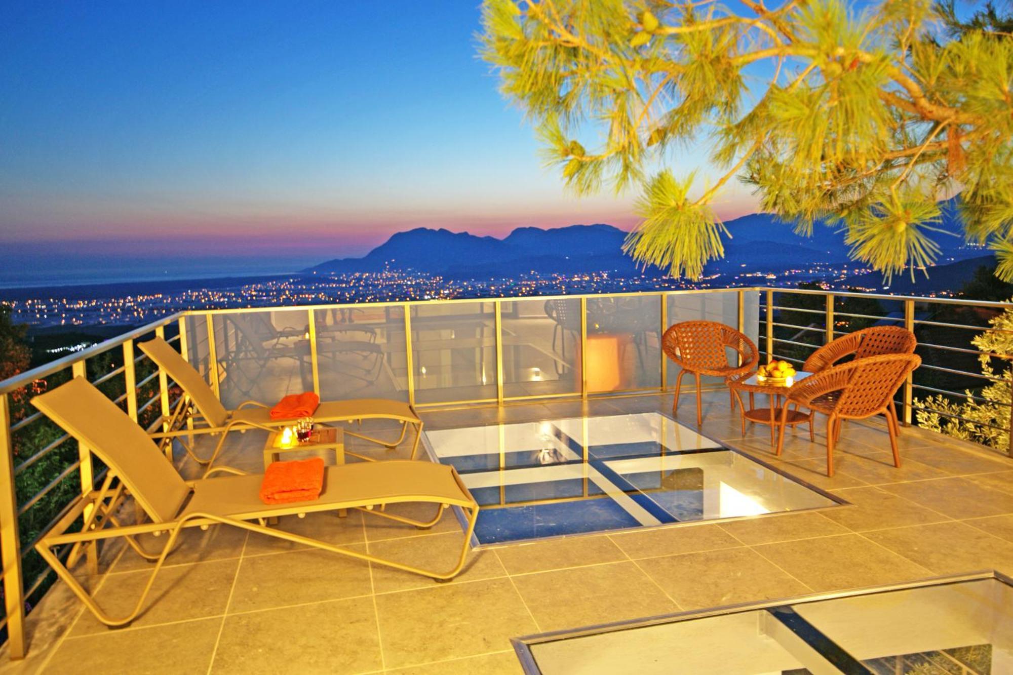Villa With A Private Heated Pool, Jacuzzi, Overlooking Spectacular Views Of The Sea Κας Εξωτερικό φωτογραφία